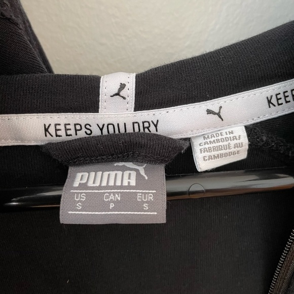 Puma Black Zip-Up - Picture 3 of 3